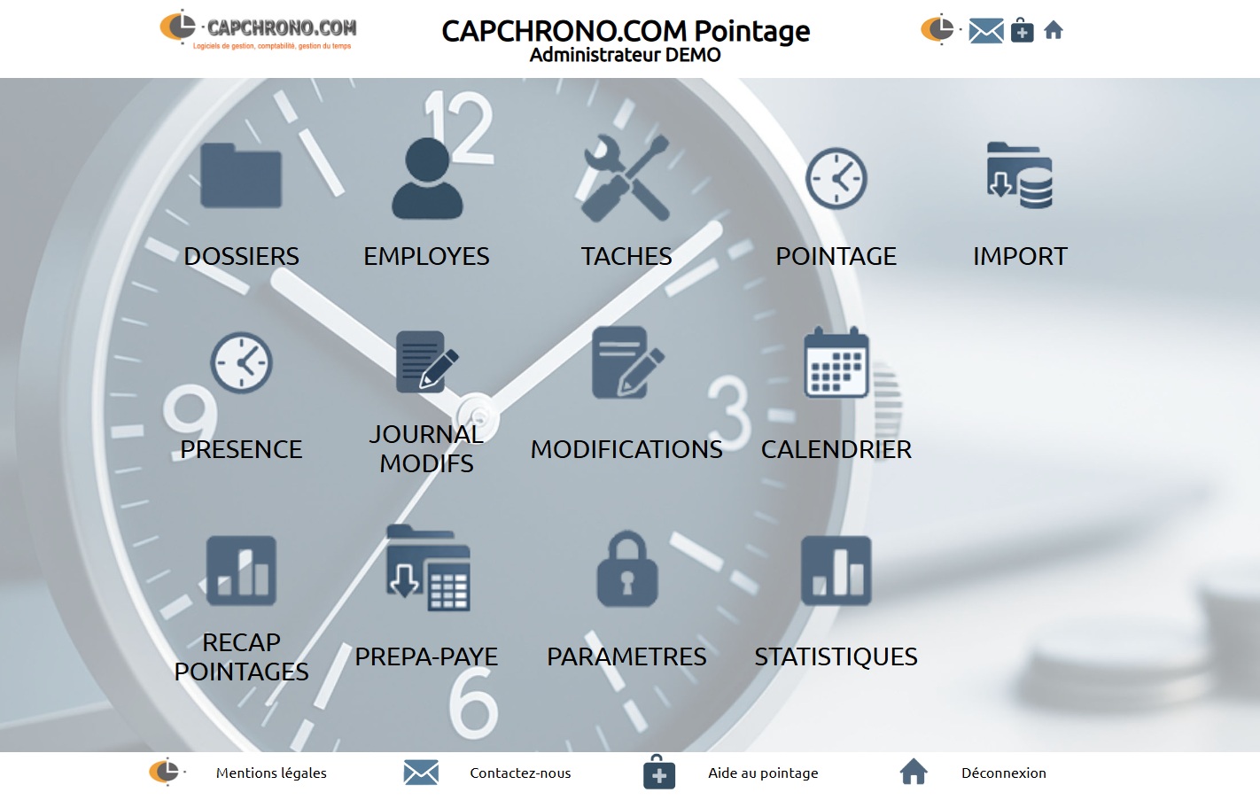logiciel de badgeuse pointeuse